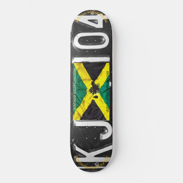 JAMAÏQUE 1950.   Skateboard (Recto)