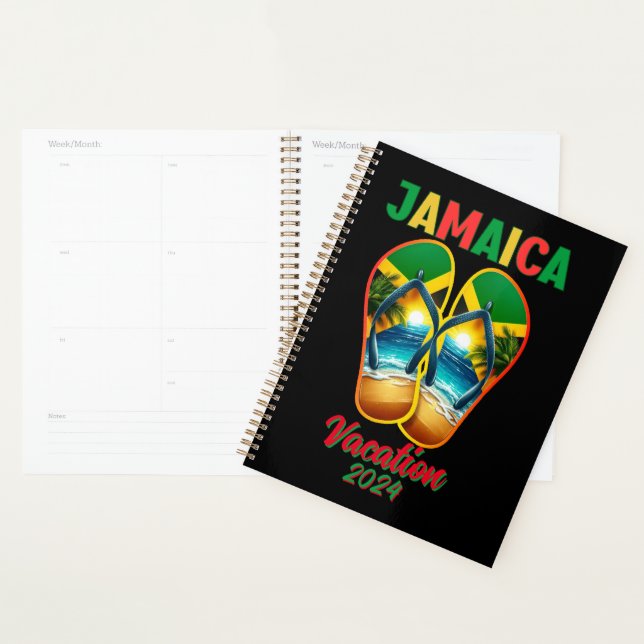 Jamaïque 2024 Flip Flop Vacation Plage tropicale (Devant avec enveloppe)
