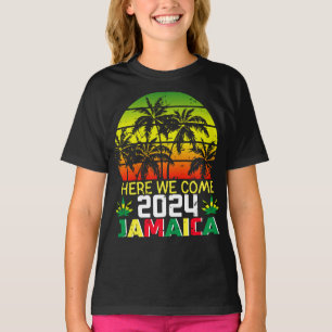 Jamaïque 2024 Ici Nous Venons Fille T-Shirt