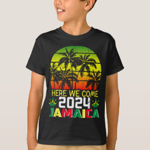 Jamaïque 2024 Ici Nous Venons Garçon T-Shirt