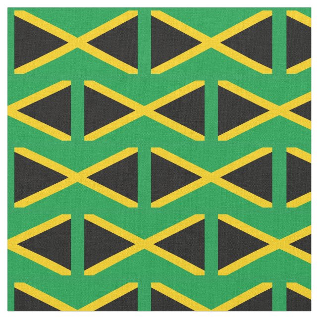 Jamaïque Drapeau tissu & mode tendance /reggae (Fermer)