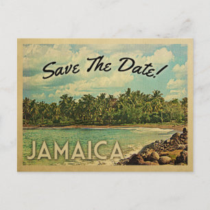 Jamaïque Enregistrer La Date Cartes Postales Vinta