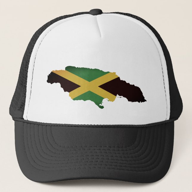 Jamaïque - Fiers Jamaïcains Casquette Truckerkappe (Devant)