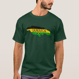 Jamaïque Paroisses Drapeau Couleurs Art T-shirt