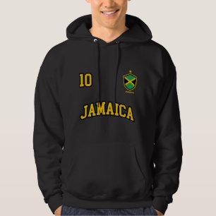 Jamaïque Sweat - shirt à capuche Numéro 10 Soccer 