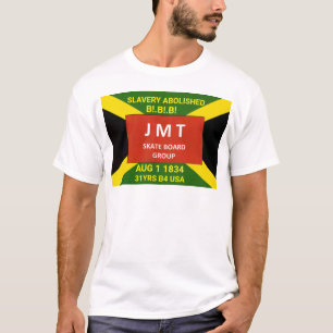 JAMAÏQUE. T-shirt Basique homme GRATUIT 1 AUG 1 18