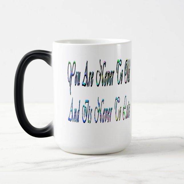 Jamais À Vieux, Motivationnel, Morpher Mug Café (Gauche)
