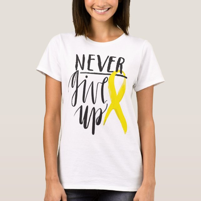 JAMAIS ABANDONNER Bella+Canvas petit ami T-shirt (Devant)