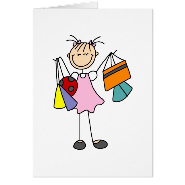 Jamais assez de carte de achat de sacs (Devant)