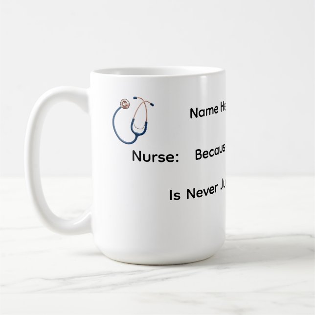 Jamais juste un mug de travail (Gauche)