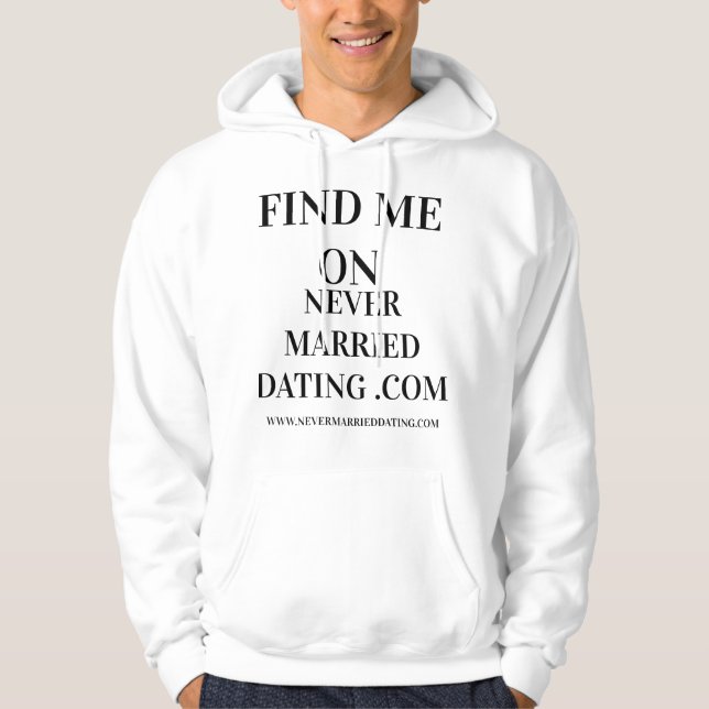 Jamais marié Sweat - shirt à capuche (Devant)