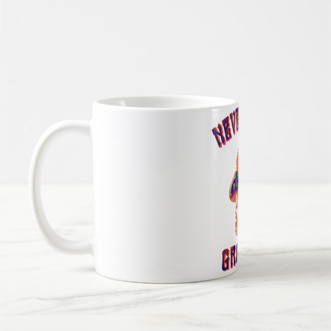 Jamais ne cesse de grandir" Mug : Un rappel quotid (Gauche)