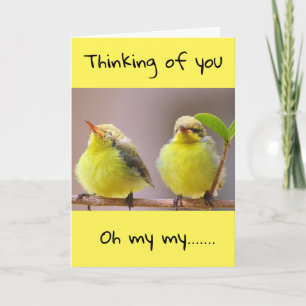 JAMAIS SAVOIR COMBIEN JE "VOUS MANQUERAIS" CARTE