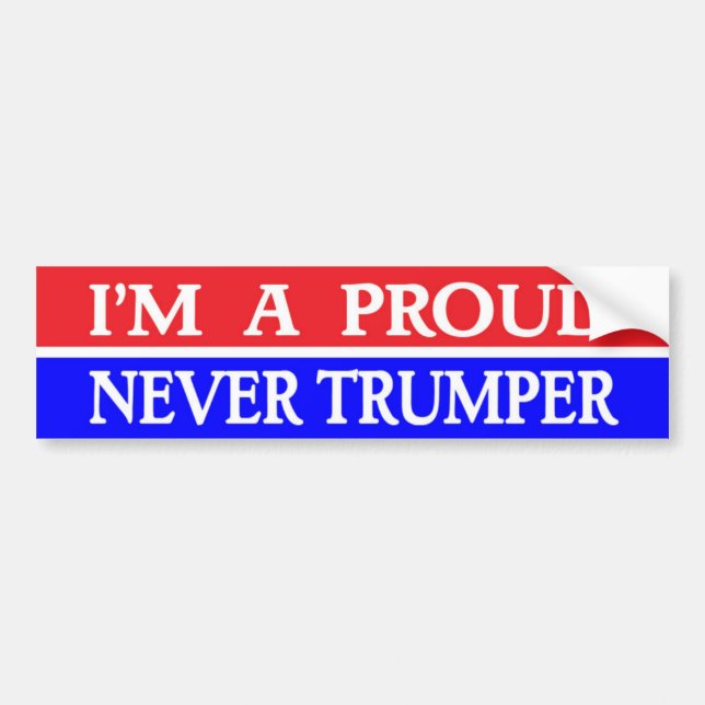 JAMAIS TRUMPER Bumper Sticker 2020 élection (Devant)