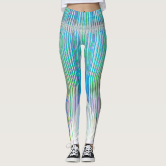 Jambes longues leggings d'art abstrait