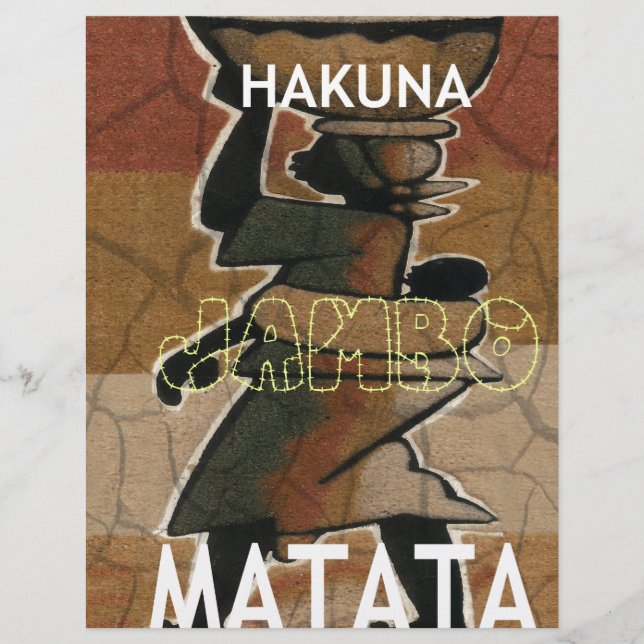 Jambo Habari Hakuna Matata. (Devant)