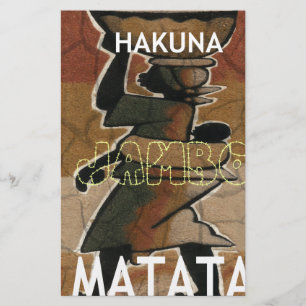 Jambo Habari Hakuna Matata.