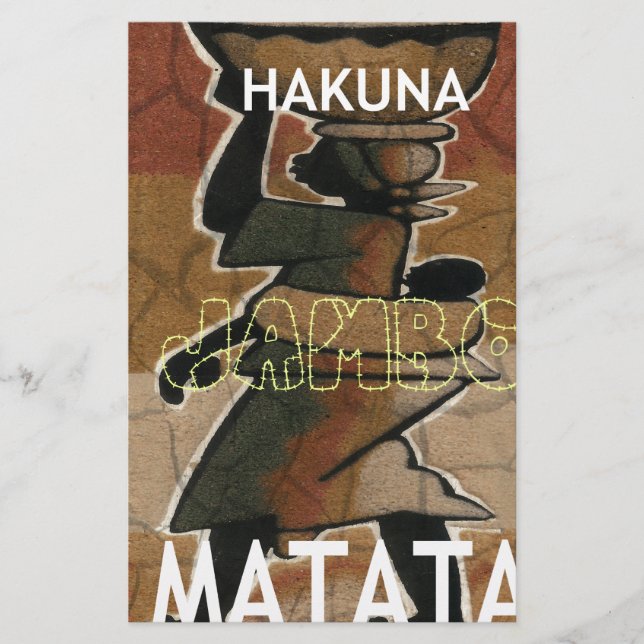 Jambo Habari Hakuna Matata. (Devant)