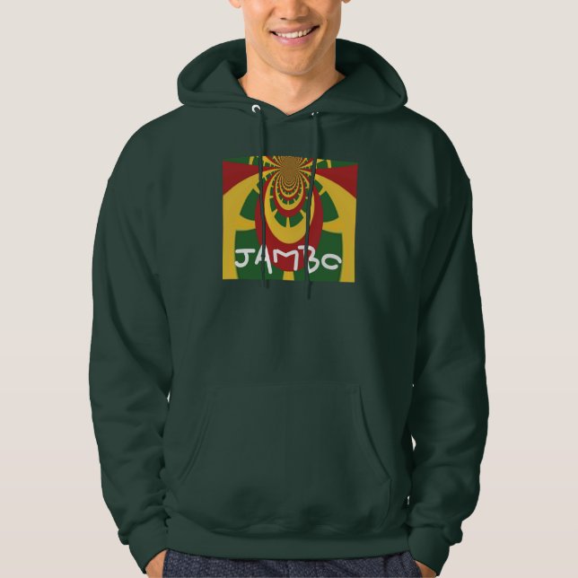Jambo Hakuna Matata Jamaïque Rasta Colors Sweat à  (Devant)