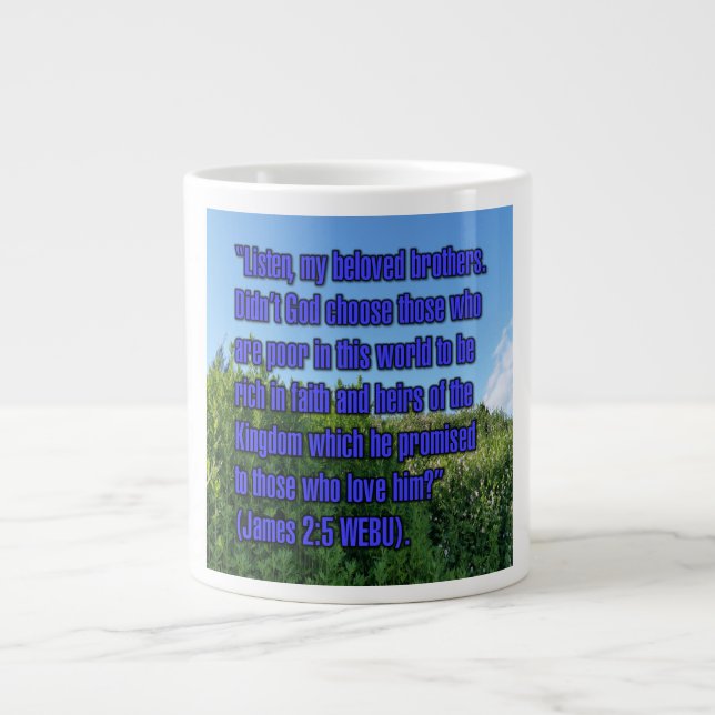 James 2:5 WEBU Mug (Devant)