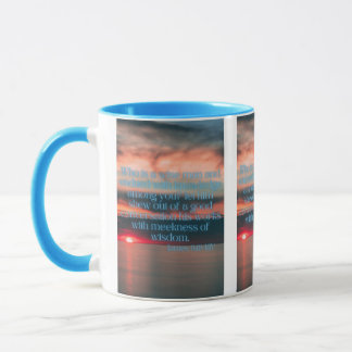 James 3:13 KJV Bible Verse Pic Mug Deux Tons