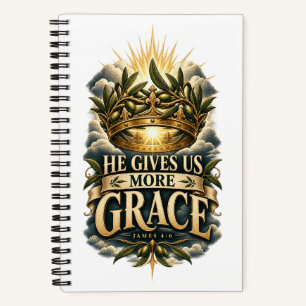 JAMES 4:6 Il Nous Donne Plus De Grâce Cahier