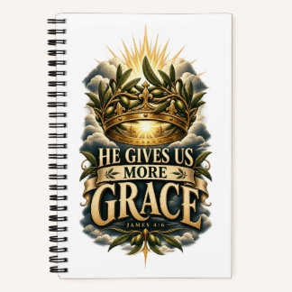JAMES 4:6 Il Nous Donne Plus De Grâce Cahier