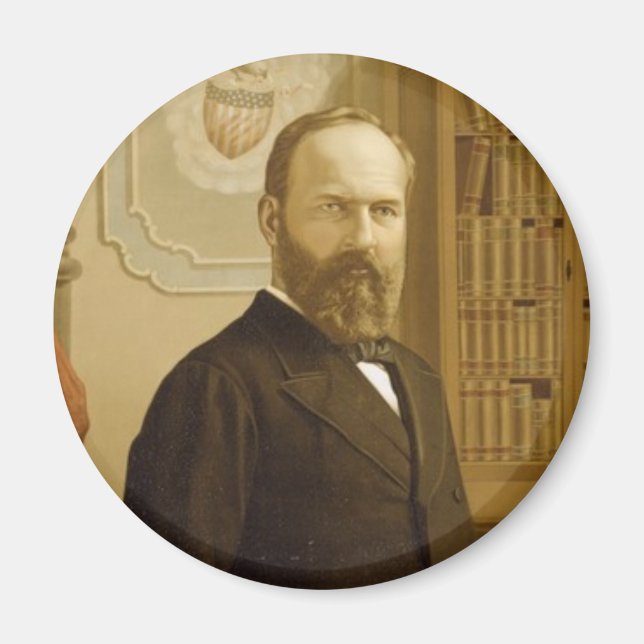 James A Garfield aimant (Devant)