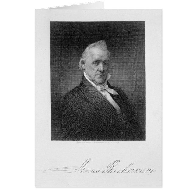 James Buchanan, gravé par Henry Bryan Hall (1800) (Devant)