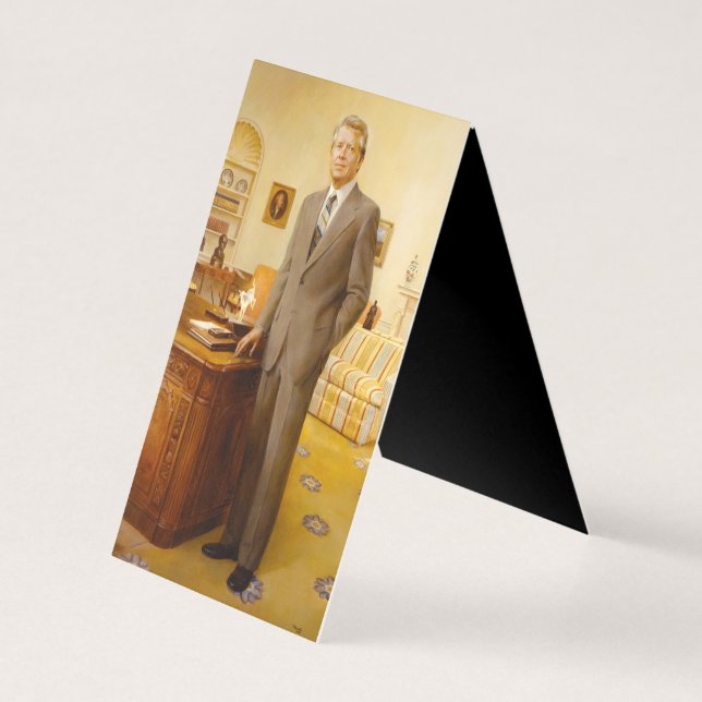 James Earl Carter peint le portrait du président a (Back)