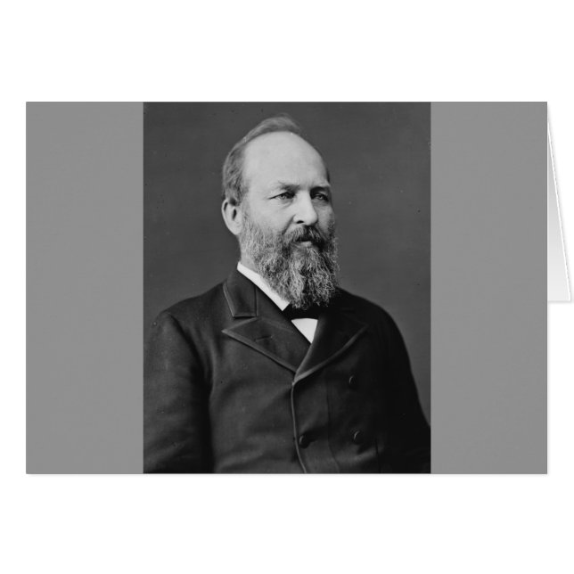 James Garfield 20th President (Devant horizontal)
