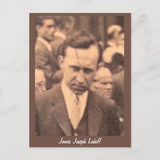James Joseph Lahiff Carte postale de généalogie (Devant)