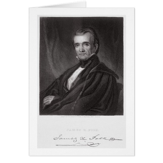 James Knox Polk, gravé par Henry Bryan Hall (180 (Devant)