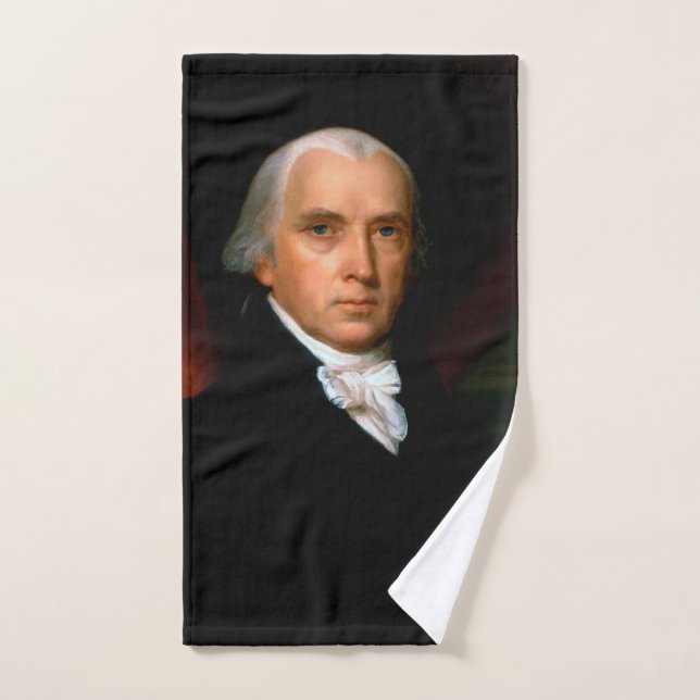 James Madison le 4ème président : Amérique colonia (Serviette à main)