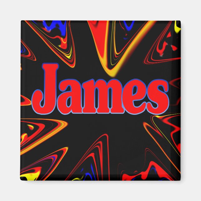 James Magnet personnalisé (Devant)