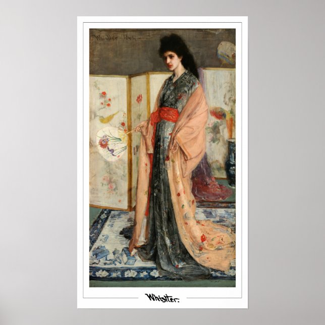 James McNeill Whistler Zedign Affiche d'art #5-2 (Devant)