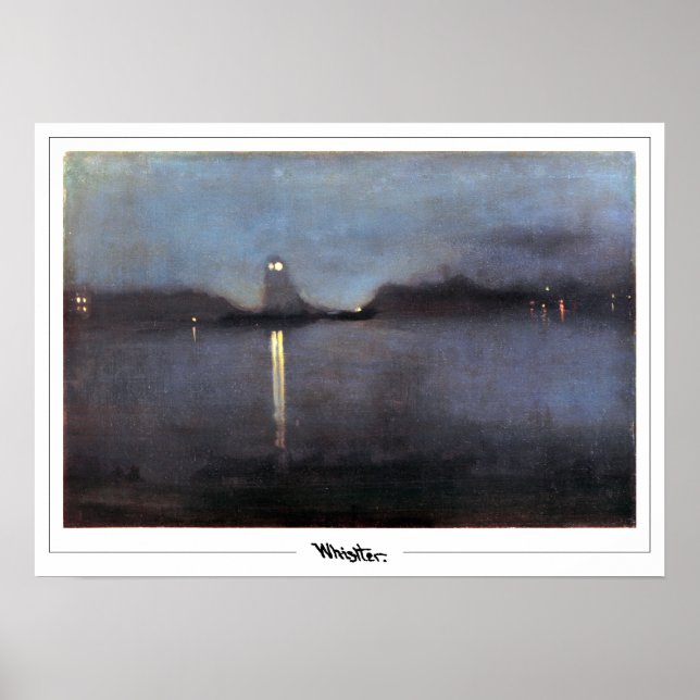 James McNeill Whistler Zedign Poster d'art #36 (Devant)