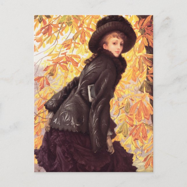 James Tissot Octobre Carte postale (Devant)