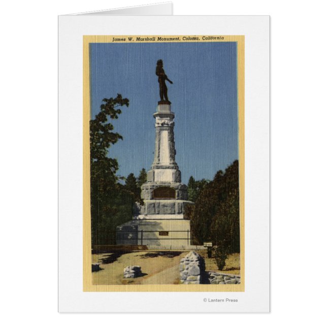 James W. Marshall Monument Vue n° 2 (Devant)