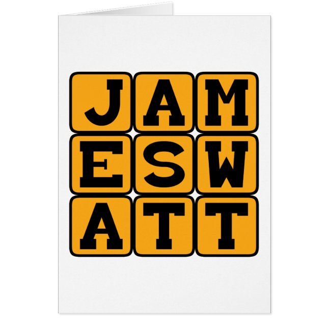 James Watt, inventeur écossais (Devant)