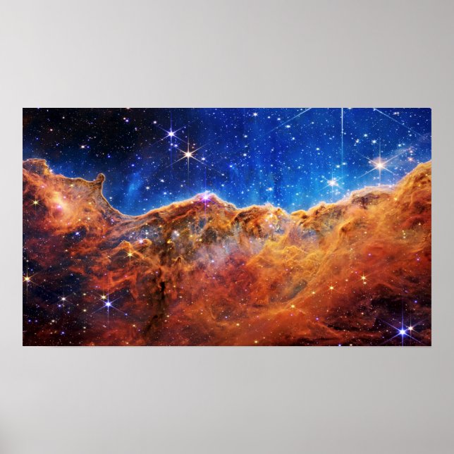 James Webb Télescope spatial Carina Nebula Poster (Devant)