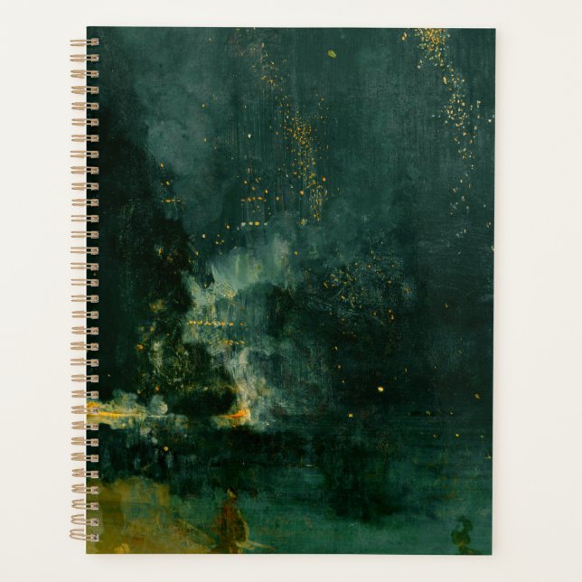 James Whistler - Nocturne en noir et or (Devant)
