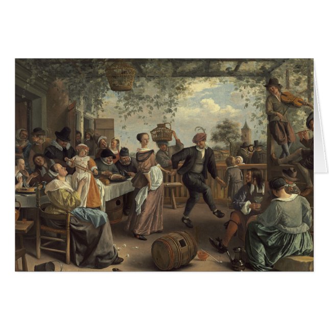 jan steen le couple dansant (Devant horizontal)
