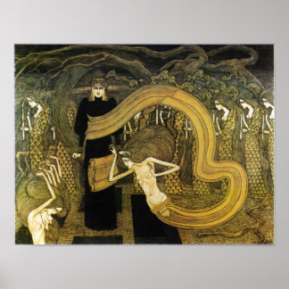 Jan Tooroop ~ Fatalisme affiche Art Nouveau