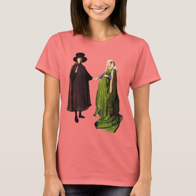 Jan van Eyck: Arnolfini Wedding Portrait T-shirt (Devant)