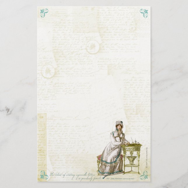 Jane Austen a inspiré la papeterie I (Devant)