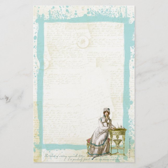 Jane Austen a inspiré la papeterie II (Devant)