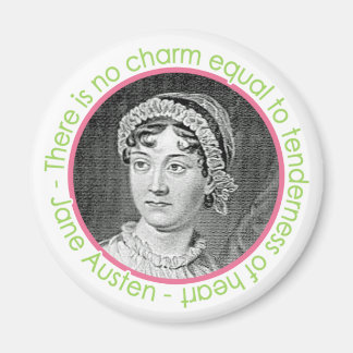 Jane Austen Portrait Avec Aimant De Citation