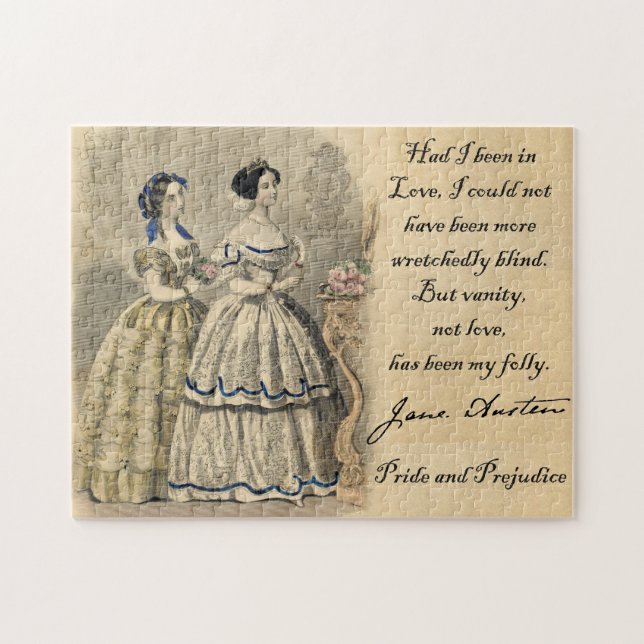 Jane Austen : Puzzle de vanité (Horizontal)