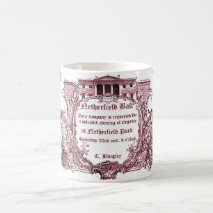 Jane Austen : Tasse d'invitation de boule de